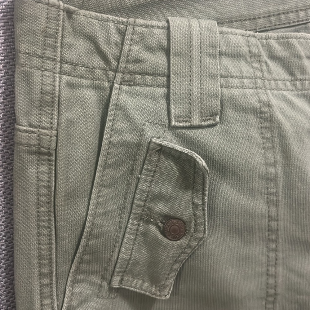 Vintage Levi’s Fatigue Boot Cut women jeans. Army green. - Picture 4 of 10